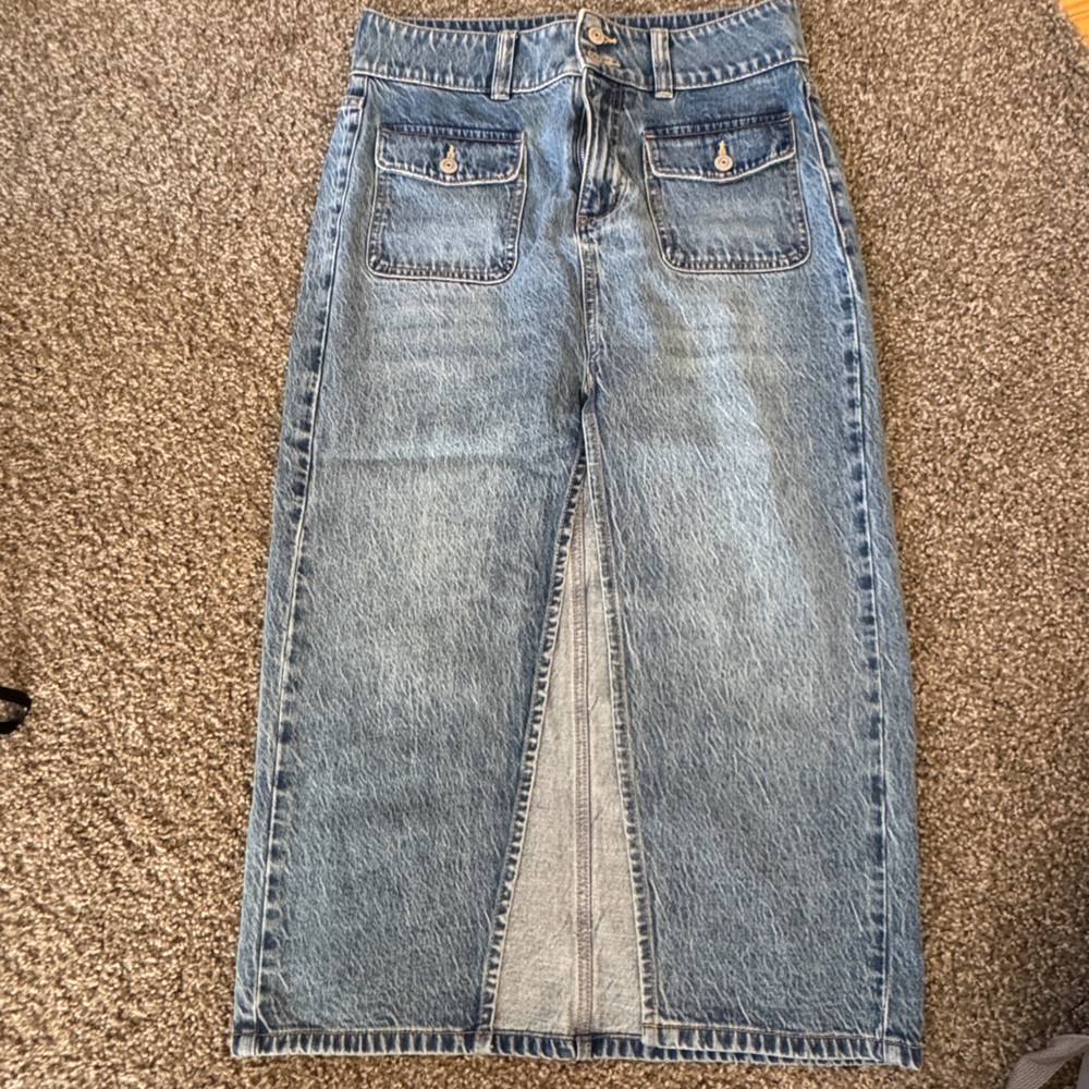 Free people Jean skirt